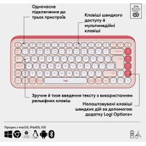 Клавиатура Logitech POP Icon Keys ROSE US INT'L (L920-013073)