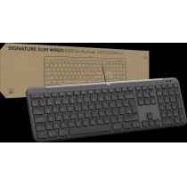 Клавіатура Logitech Signature Slim K620 Wired Keyboard for Business - GRAPHITE (920-013333)