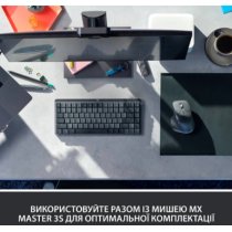 Клавіатура Logitech MX Mechanical Mini Minimalist Wireless  Graphite (920-010780)