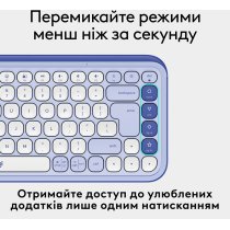 Клавиатура Logitech POP Icon Keys LILAC US INT'L (L920-013074)