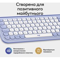 Клавиатура Logitech POP Icon Keys LILAC US INT'L (L920-013074)