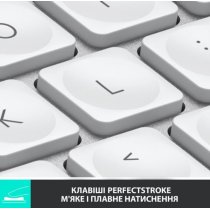 Клавіатура Logitech MX Keys Mini For Business, PALE, US, GREY (920-010609)