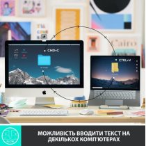 Клавіатура Logitech MX Keys Mini For Business, PALE, US, GREY (920-010609)