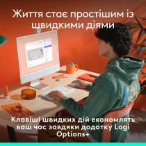 Клавиатура Logitech POP Icon Keys OFF WHITE US INT'L (L920-013072)
