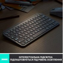 Клавиатура Logitech MX Keys Mini Minimalist Wireless US Pale Grey (920-010499)