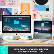 Клавиатура Logitech MX Keys Mini Minimalist Wireless US Pale Grey (920-010499)