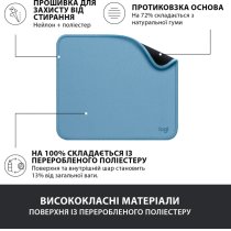 Килимок для мишi Logitech Studio Series Blue (956-000051)