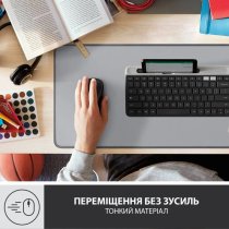 Коврик для мыши Logitech Desk Mat Studio Series Mid Grey (956-000052)
