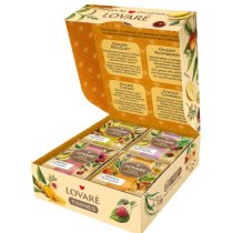 Коллекция травяного пакетированного чая Lovare Tisanes Ginger Collection Ассорти 4 вида по 8 шт.