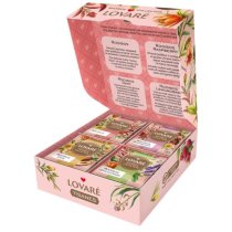 Коллекция травяного пакетированного чая Lovare Tisanes Rooibos Collection 4 вида по 8 пакетиков