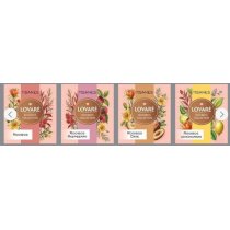 Колекція трав’яного пакетованого чаю Lovare Tisanes Rooibos Collection 4 види по 8 пакетиків