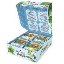 Коллекция травяного пакетированного чая Lovare Tisanes Mint Collection Ассорти 4 вида по 8 шт.