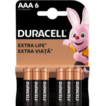 Батарейка щелочная DURACELL LR03 MN2400 6 шт. в упаковці