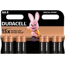 Батарейка щелочная DURACELL АА MN1500 8шт. в упаковке