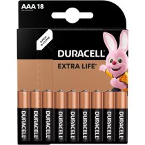 Батарейка щелочная DURACELL LR03 MN2400 1x18 шт.