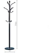 Вешалка для одежды напольная Можжевельник (VKY-6292B) черная