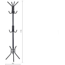 Вешалка для одежды напольная Пихта (VKY-6080W) белая