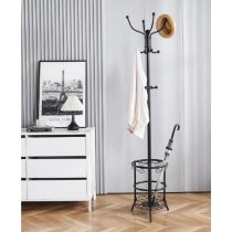 Вешалка для одежды напольная Берест (VKY-6033B) черная