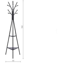 Вешалка для одежды напольная Туя (VKY-6031B) черная