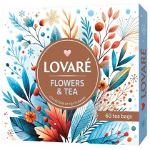 Чай черный, зеленый, плодово-ягодный и Квитова пакетированный Lovare Набор 