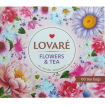 Чай черный, зеленый, плодово-ягодный и Квитова пакетированный Lovare Набор "Портфельчик" 60шт х 2 /