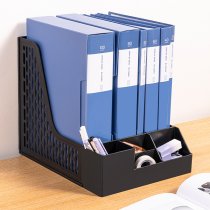 Лоток вертикальний Deli 3в1 з органайзером чорний