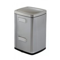 Настінний кошик для сміття Rixo Solido 20л з поворотною кришкою