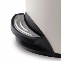 Відро для сміття з педаллю Rixo Solido, 8л біле, матове