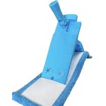 Швабра з мікрофіброю, телескоп, в упаковці з гачком 124 см (44х13), ТМ МД (основа)