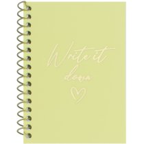 Блокнот А7, пласт. обкл., бічна спіраль, 60 арк., клітинка, асорті