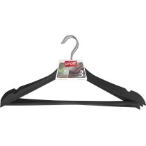 Набір 3-вішалки (чорні) "Wooden Design"