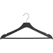 Набір 3-вішалки (чорні) "Wooden Design"