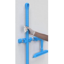 Держатель уборочного инвентаря Igeax настенный 50 см синий