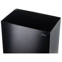 Корзина для паперових  рушн.,метал ЧОРНА 16л ТМ АТМА