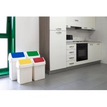 Урна TTS Мах 12 л серая крышка