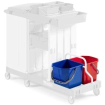 Ведро ТМ TTS 15 л красное пластиковое