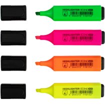 Набор 4 тестовые маркера ECONOMIX в блистере, неоновые цвета