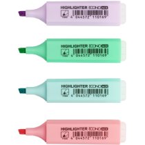 Набір 4 текстові маркера ECONOMIX в блістері, пастельні кольори