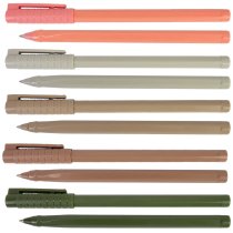 Ручка шариковая OPTIMA HYPE TREND 0,7 mm. Корпус ассорти пастель, пишет синим