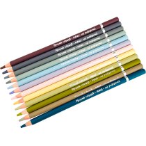 Олівці кольорові Morandi, 12 шт., круглі