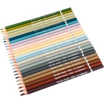 Олівці кольорові Morandi, 24 шт., круглі