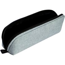 Пенал м'який трикутний, 20,5х5х4см, сірий