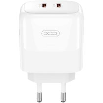 Мережевий зардний пристрій XO L140 - 35W PD Dual port USB-C White