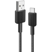 Кабель Anker 322 USB-A to USB-C - 0.9m Nylon Black