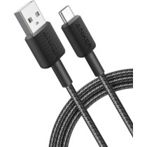 Кабель Anker 322 USB-A to USB-C - 0.9m Nylon Black