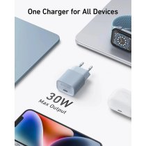 Зарядное устройство Anker PowerPort 511 Nano IV - 30W USB-C Black
