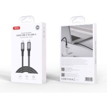 Кабель XO NBQ264A High Power Braided Type-C to Type-C - 240W - 2m Black