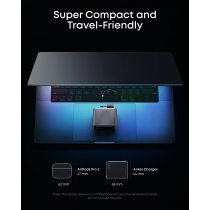 Мережевий зарядний пристрій Anker GaNPrime Charger 160W, 3xUSB-C PD3.1 w Display Silver