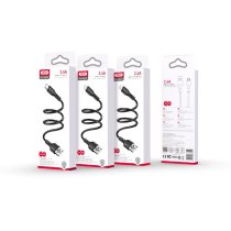 Кабель XO NB230 Rock Series USB-A to Micro - 1m (Black)