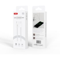 Кабель XO NBQ260A High-fashion Series Type-C to Type-C - 60W - 1m White